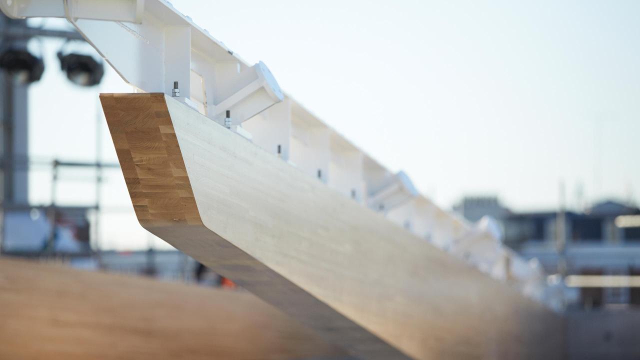 Lords cricket ground_american white oak glulam beams